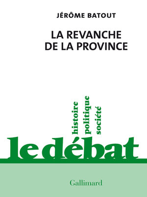 cover image of La revanche de la province